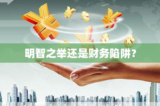 连南明智之举还是财务陷阱？