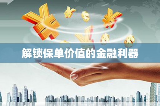 连南解锁保单价值的金融利器