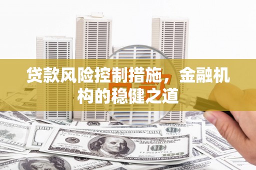 连南贷款风险控制措施，金融机构的稳健之道