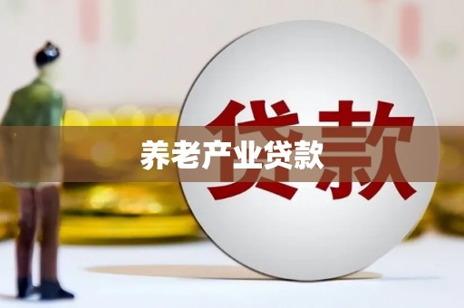 连南养老产业贷款