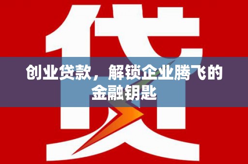 连南创业贷款，解锁企业腾飞的金融钥匙